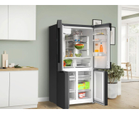 Lodówka Bosch KFI96AXEA Multidoor No Frost 183cm Czarna Stal Szczotkowana Dystrybutor Kostkarka WiFi 574L - 1516164 - zdjęcie 8